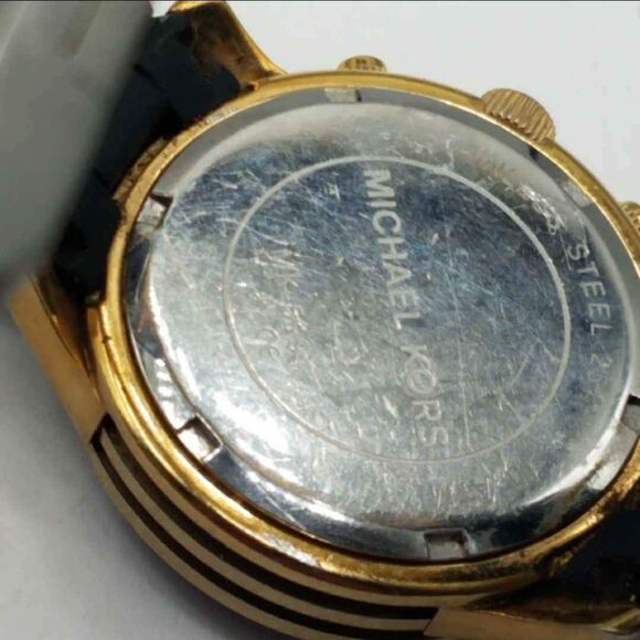 Michael Kors MK Designer Black MK-5191 Quartz Watch Unsiex - Picture 4 of 4